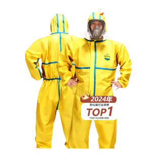 防化服防护服连体全身耐酸碱工作服化学化工防水防尘喷漆轻型防酸