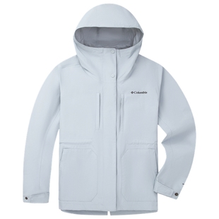 哥伦比亚25秋冬女金点防水冲锋衣700蓬鸭绒内胆三合一外套XR9187