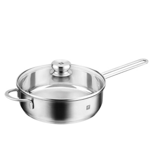 德国双立人NOVA24cm单柄煎炒锅平底锅具不锈钢锅具40127-240彩盒