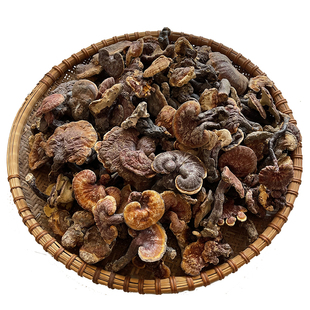 神龙架纯野生灵芝干货大别山整枝黑紫赤林芝灵芝250g装500g可打粉