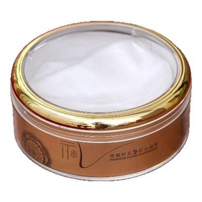 新款透明金边亚克力圆盒