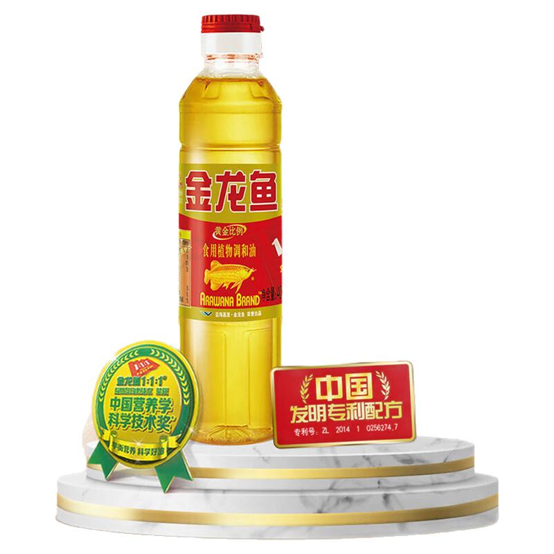 金龙鱼食用油小瓶黄金比例调和油