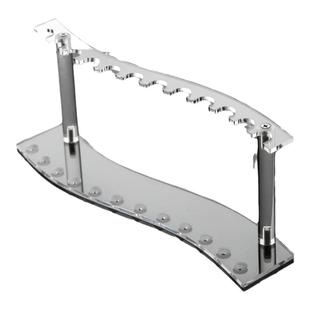 可定制亚克力钢笔收纳笔搁有机玻璃透明笔架文具店柜台水笔展示架