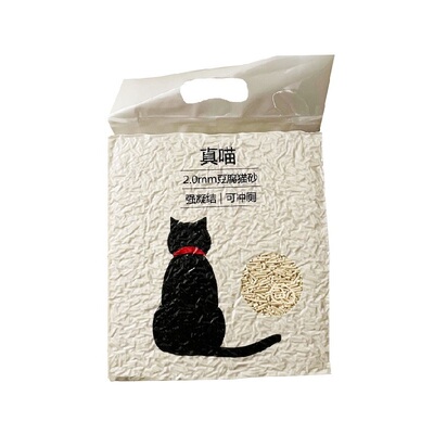 简装猫舍款豆腐砂2.57kg无尘除臭