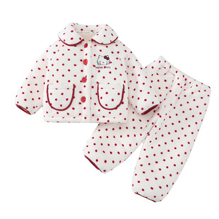 女童睡衣冬季加绒加厚套装2025新款女孩宝宝珊瑚绒家居服儿童冬装