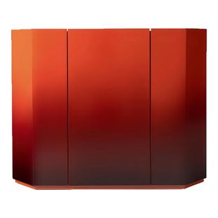 意式烤漆餐边柜实木入户玄关柜多功能收纳储物柜鞋柜装饰柜定制