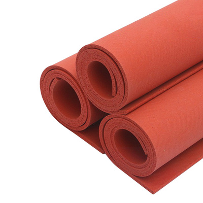 硅胶发泡板耐高温红色烫金板纯仕