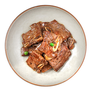 黑椒牛仔骨400g快手菜带骨正宗牛肋排原切冷冻新鲜牛小排宴会酒店