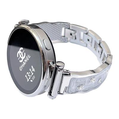 UHADA金属波浪镶钻手镯表带