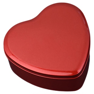 爱心喜糖盒收纳马口铁盒红色糖果包装盒伴手礼logo定制批发礼品盒