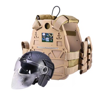 夏令营真人CS水晶软弹吃鸡感应判定战术头盔马甲对抗激光户外装备