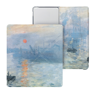 适用文石Leaf5保护套Leaf5c保护壳折叠支架磁吸分体透明壳全包可拆卸翻盖智能7英寸2025款梵高油画