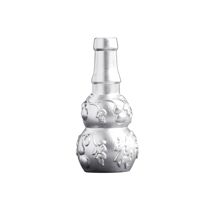 称欣银楼999纯银葫芦小摆件过滤