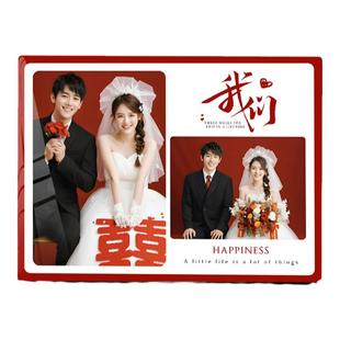 结婚相框照片高级感定制diy做成画框摆台婚纱照挂墙打印加洗照片