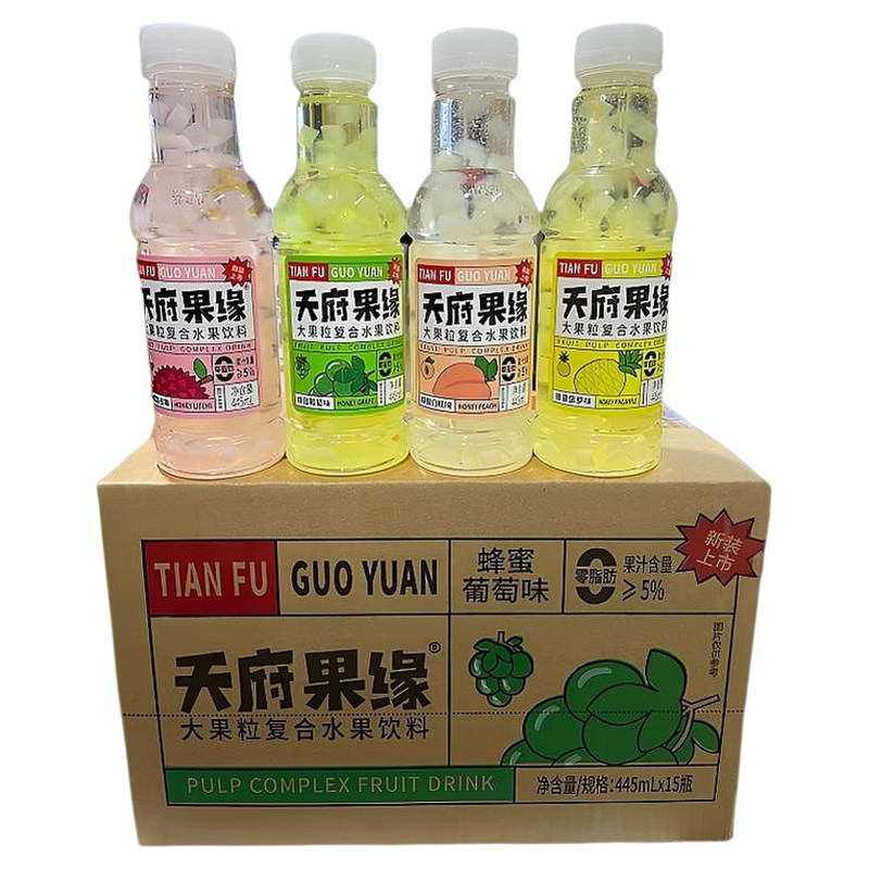天府果缘风味果汁湖北大果粒