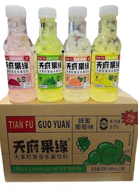 天府果缘风味果汁湖北大果粒