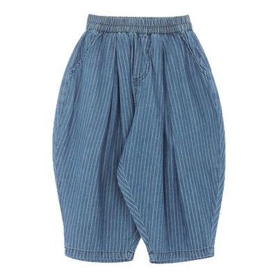 utouto秋季条纹蟹钳裤