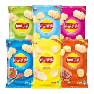乐事薯片38g大包装原味黄瓜烧烤味宿舍追剧办公零食小吃大礼包