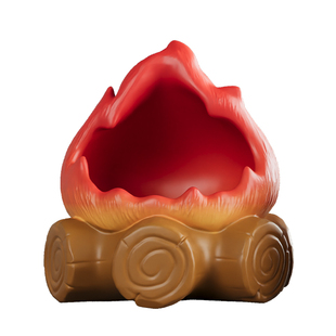 新年红红火火小火苗招财办公室桌面摆件收纳红色工位补火马年礼物