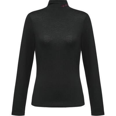 半高领针织弹力丝棉雅莹