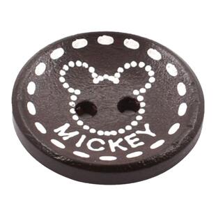 圆形棕色纽扣儿童可爱卡通木头纽扣外套毛衣大衣 睡衣家居服扣子