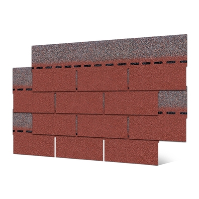 双层沥青瓦防水沙皮瓦别墅油毡瓦