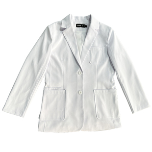 uname芳名白大褂短款长袖医美整形医生服医师口腔牙科实验工作服