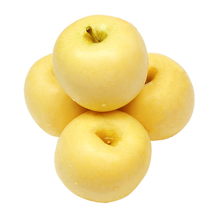 黄金奶油富士苹果山东烟台栖霞白色冰糖心新鲜水果牛奶5当季整箱