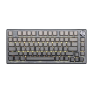 腹灵MK750 微尘侧刻无线蓝牙机械键盘82键蝮灵客制化游戏
