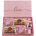 德芙巧克力礼盒装送女友老婆甜蜜之约心形零食糖果女生日38节礼物