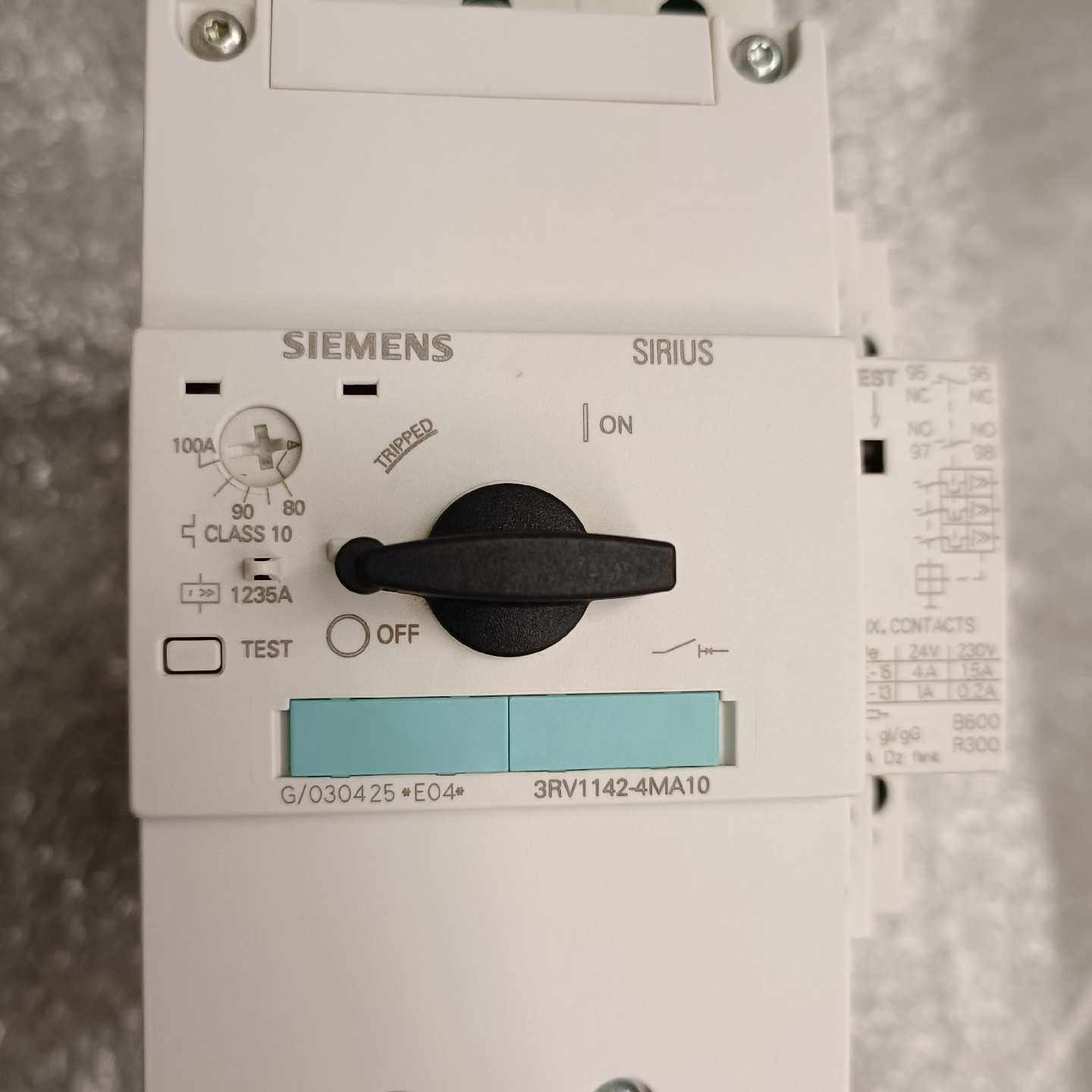 议价--全新西门子3RV1142-4MA10 80-100A马达