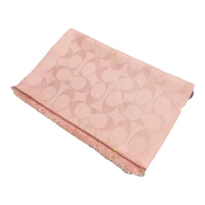 蔻驰女士羊毛毛披肩长围巾