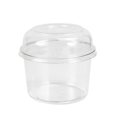 点捷餐具一次性透明塑料沙拉碗