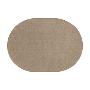 真天然剑麻地毯客厅茶几椭圆形亚麻黄麻简约百搭家用卧室茶室地垫