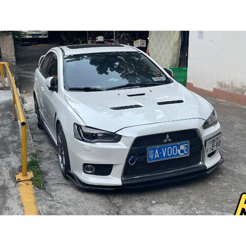 〔议价-接维修〕# 翼神改装EVO10前杠吻合度高注塑PP材质
