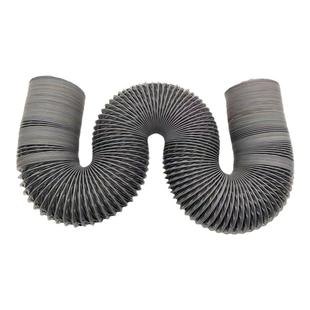 灰色尼龙布风管 通风管排烟管排气管 耐温阻燃伸缩带钢丝工业软管