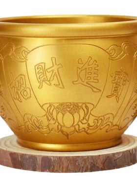 铜铜缸摆件聚宝盆客厅办公室