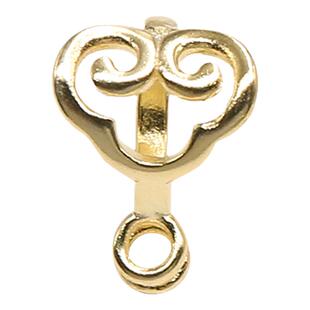 S925纯银祥云玉环圆圈套扣吊坠扣DIY项链扣头平安扣圈扣银包扣