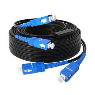 烽火天橙1芯2芯成品皮线光缆家用室内室外光纤线单模单纤光纤跳线sc入户光猫延长线网络监控fttr全屋光钎组网