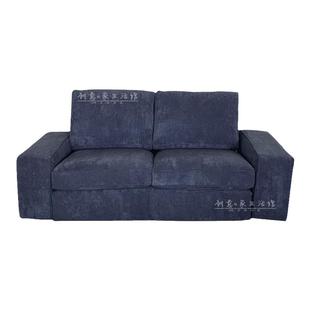 适用宜家奇维三人沙发套双人沙发套两人沙发罩网红质感灯芯绒条绒