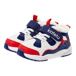 卡特兔童鞋保暖加厚学步鞋机能男童女童加绒儿童冬季鞋子棉鞋