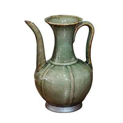 宋研建盏汤瓶柴烧仿宋复古