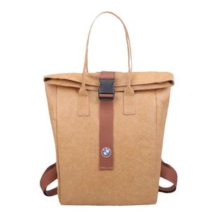 新品揉纹杜邦纸袋定制双肩背书包款手提订做印刷图案logo文创礼品