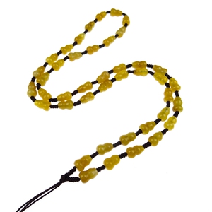 天然黄龙玉宝葫芦珠链吊坠挂绳挂坠绳翡翠佛珠玉佩玉坠项链绳男女