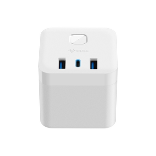 公牛魔方插座转换器20W快充usb接线板官方旗舰店多插口多功能插头