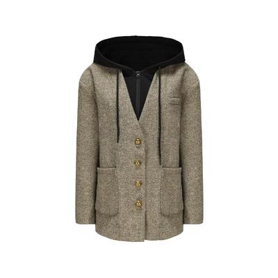 IFBYLAND小香连帽拼接两件外套