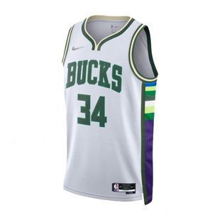 正品NIKE耐克雄鹿34字母哥阿德托昆博篮球球衣sw球迷运动速干背心