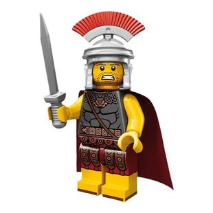 中国积木卡通第三方六神合体柔丸王帝国罗马指挥官拼插积木小人仔