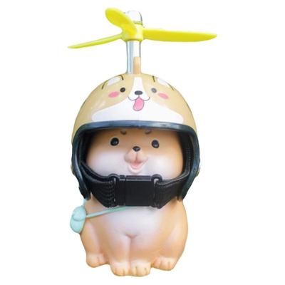 可爱小狗电动车装饰摆件生肖动物