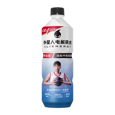 外星人电解质水专业版600mL*4瓶